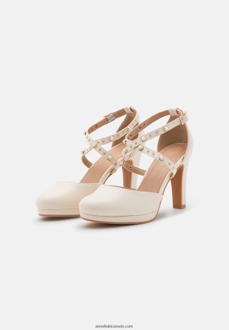 Anna Field Women Platform Heels White H42J4Z1768