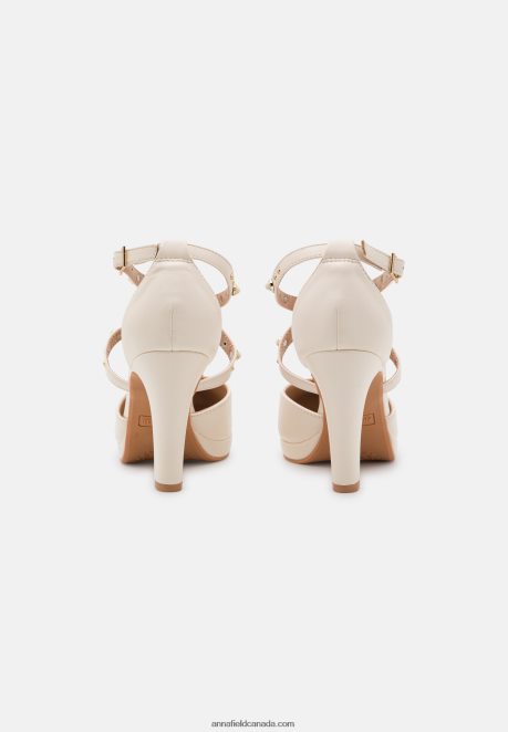 Anna Field Women Platform Heels White H42J4Z1768