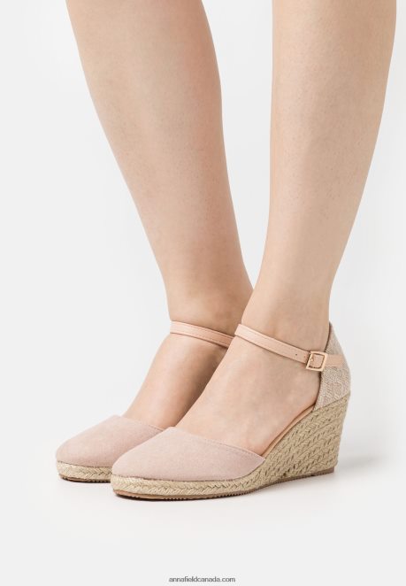 Anna Field Women Wedges Light Pink H42J4Z1728