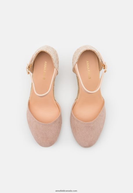 Anna Field Women Wedges Light Pink H42J4Z1728