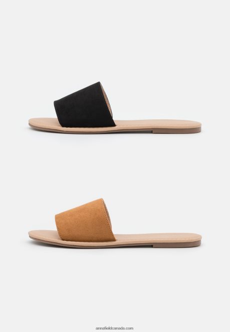 Anna Field Women 2 Pack Mules Black/Cognac H42J4Z1863