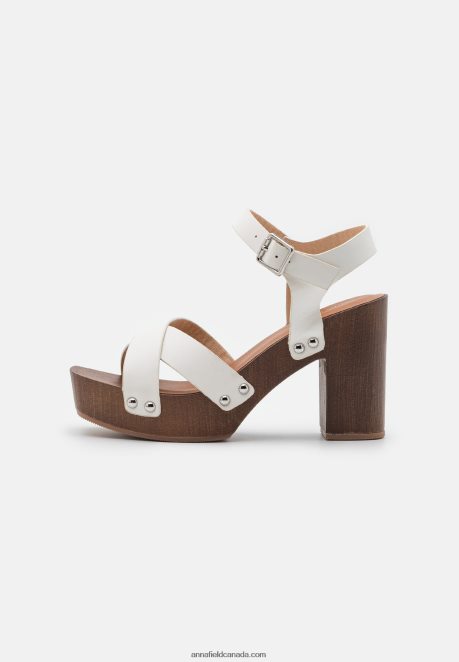 Anna Field Women Clogs White H42J4Z1889