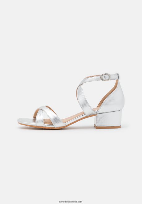 Anna Field Women Comfort Sandals Silver H42J4Z1356