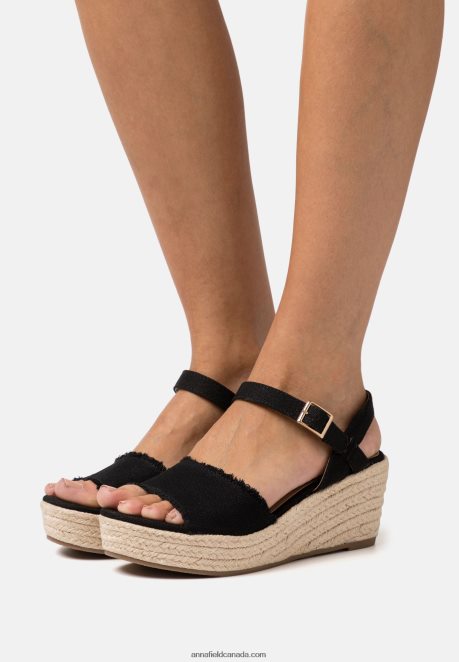 Anna Field Women Espadrilles Black H42J4Z1472