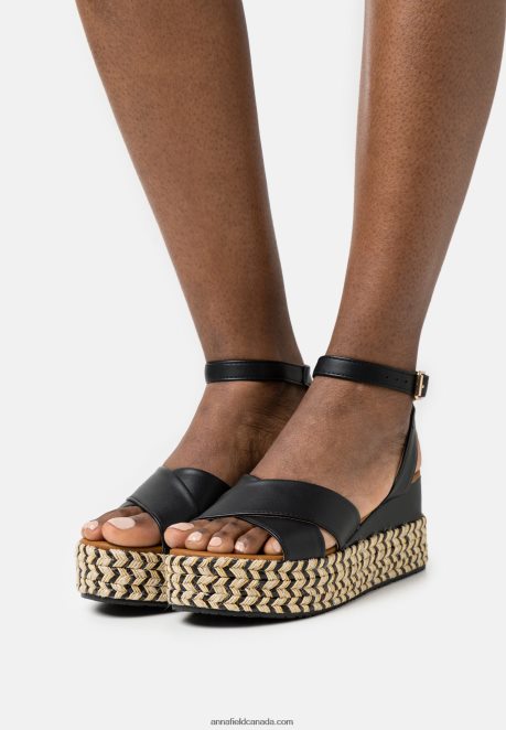 Anna Field Women Espadrilles Black H42J4Z1479