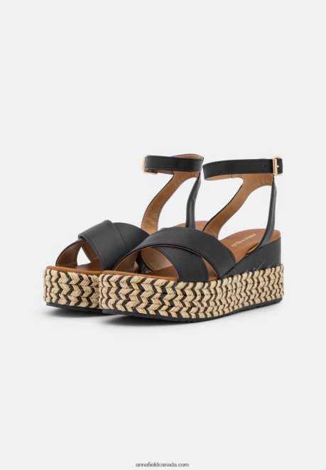 Anna Field Women Espadrilles Black H42J4Z1479