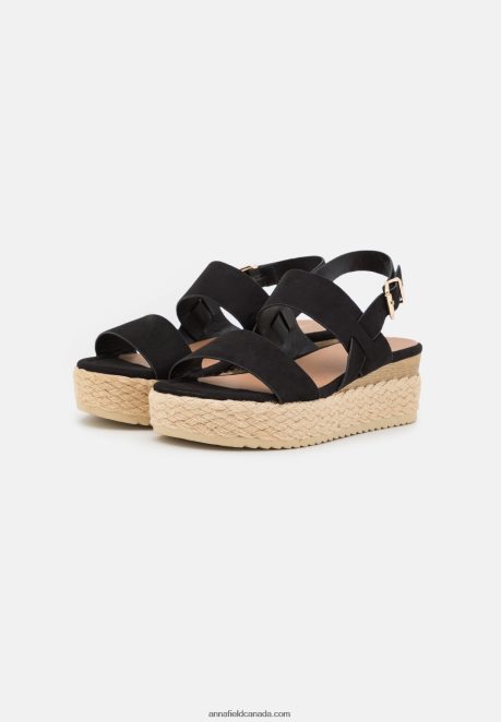 Anna Field Women Espadrilles Black H42J4Z1482