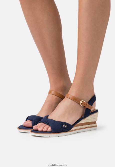 Anna Field Women Espadrilles Dark Blue H42J4Z1494