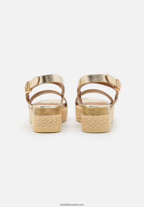 Anna Field Women Espadrilles Gold H42J4Z1481