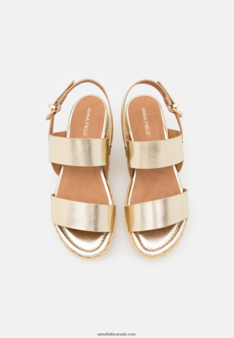 Anna Field Women Espadrilles Gold H42J4Z1481