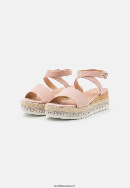 Anna Field Women Espadrilles Light Pink H42J4Z1476