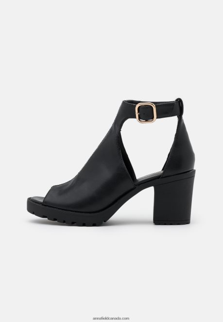 Anna Field Women High Heeled Sandals Black H42J4Z1272