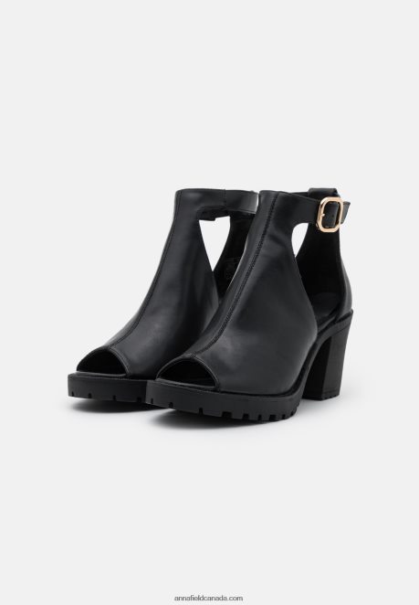 Anna Field Women High Heeled Sandals Black H42J4Z1272