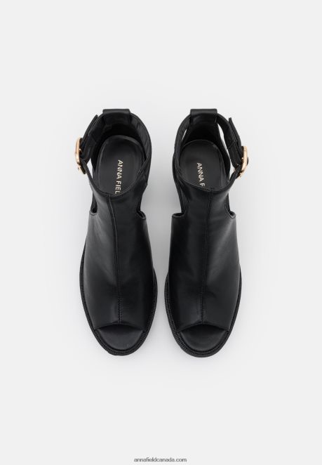 Anna Field Women High Heeled Sandals Black H42J4Z1272