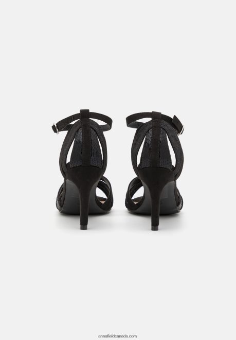 Anna Field Women High Heeled Sandals Black H42J4Z1352