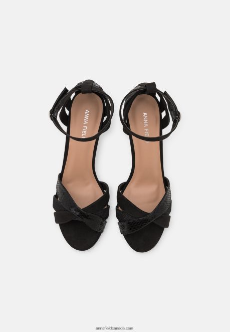 Anna Field Women High Heeled Sandals Black H42J4Z1352
