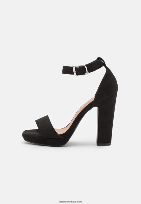 Anna Field Women High Heeled Sandals Black H42J4Z1564