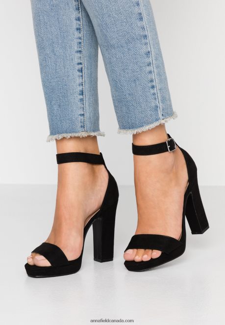 Anna Field Women High Heeled Sandals Black H42J4Z1565