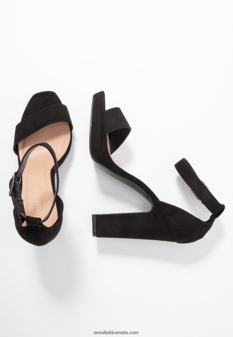 Anna Field Women High Heeled Sandals Black H42J4Z1565