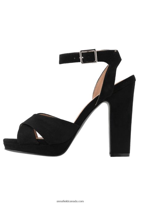 Anna Field Women High Heeled Sandals Black H42J4Z1567
