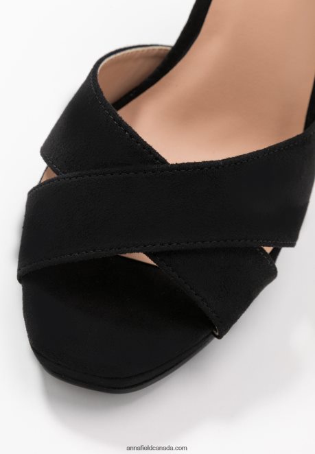 Anna Field Women High Heeled Sandals Black H42J4Z1567