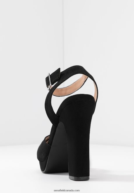 Anna Field Women High Heeled Sandals Black H42J4Z1567