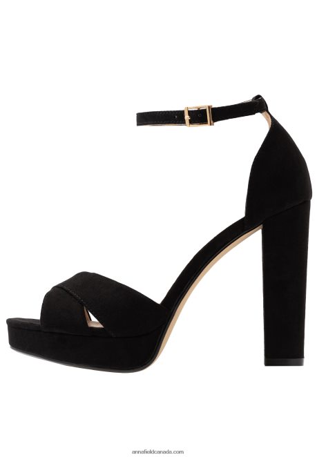 Anna Field Women High Heeled Sandals Black H42J4Z1570