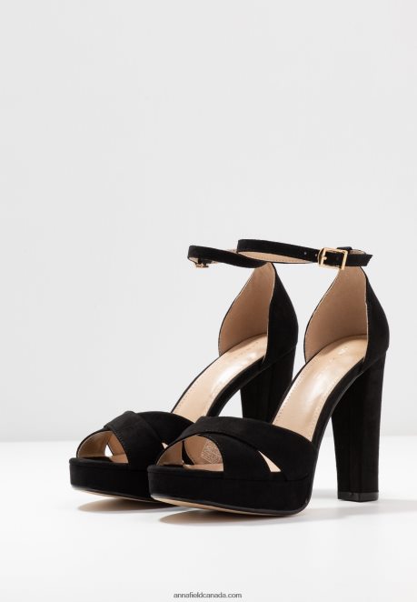 Anna Field Women High Heeled Sandals Black H42J4Z1570