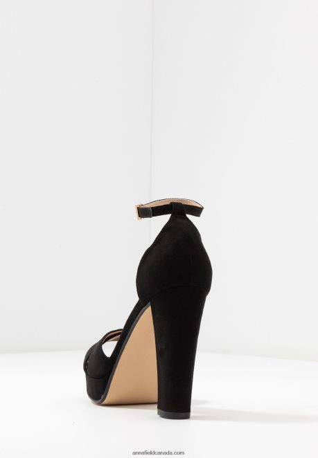 Anna Field Women High Heeled Sandals Black H42J4Z1570