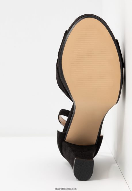 Anna Field Women High Heeled Sandals Black H42J4Z1570