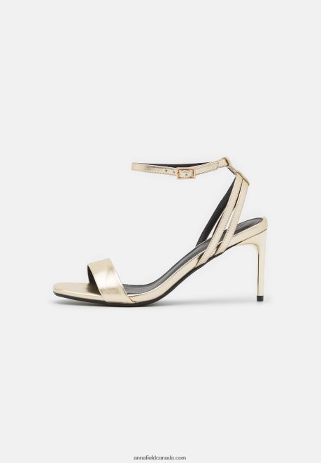 Anna Field Women High Heeled Sandals Gold H42J4Z1258