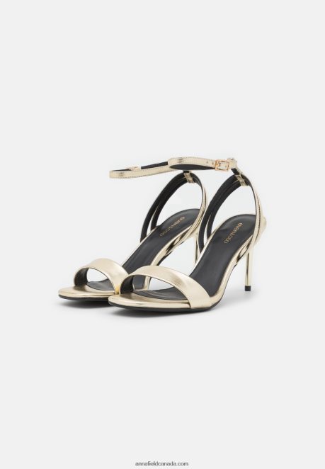 Anna Field Women High Heeled Sandals Gold H42J4Z1258