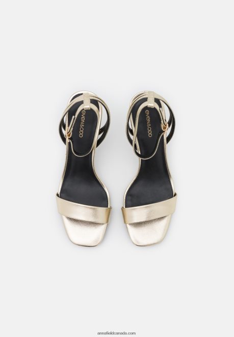 Anna Field Women High Heeled Sandals Gold H42J4Z1258