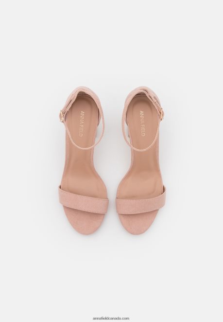 Anna Field Women High Heeled Sandals Light Pink H42J4Z1275