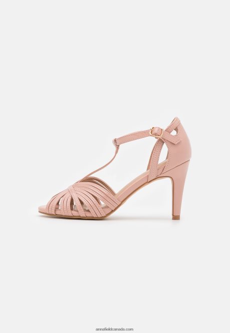 Anna Field Women High Heeled Sandals Light Pink H42J4Z1285