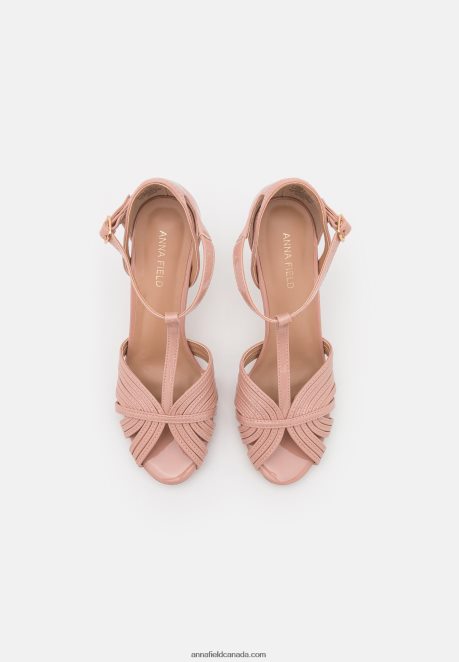 Anna Field Women High Heeled Sandals Light Pink H42J4Z1285
