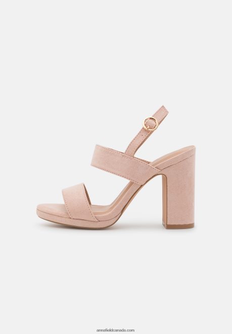 Anna Field Women High Heeled Sandals Light Pink H42J4Z1324