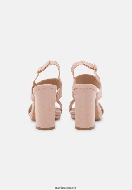 Anna Field Women High Heeled Sandals Light Pink H42J4Z1324