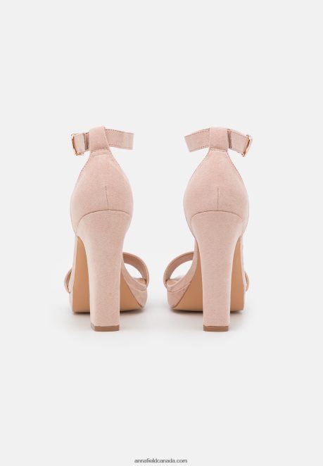 Anna Field Women High Heeled Sandals Light Pink H42J4Z1575