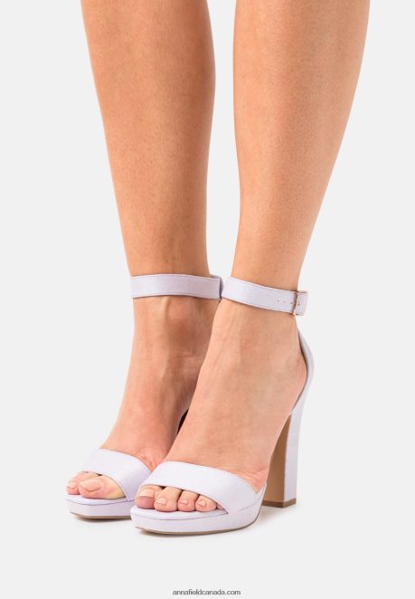 Anna Field Women High Heeled Sandals Lilac H42J4Z1574