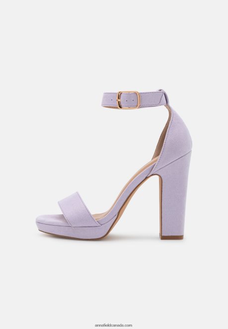 Anna Field Women High Heeled Sandals Lilac H42J4Z1574