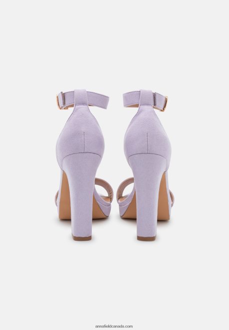 Anna Field Women High Heeled Sandals Lilac H42J4Z1574