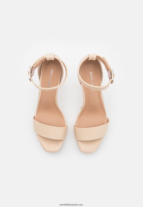 Anna Field Women High Heeled Sandals Off-White H42J4Z1571