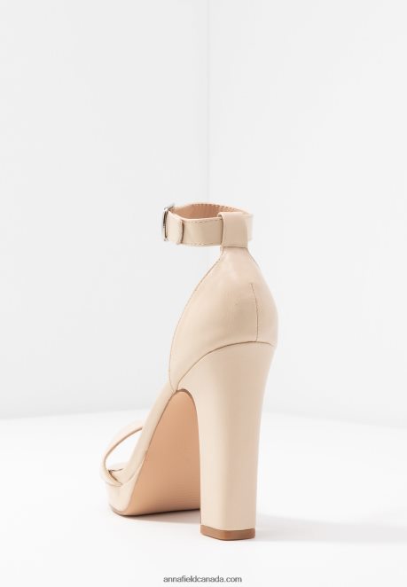 Anna Field Women High Heeled Sandals Offwhite H42J4Z1557