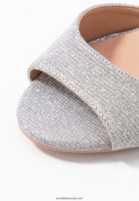 Anna Field Women High Heeled Sandals Silver H42J4Z1255