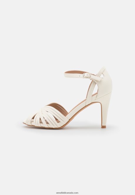 Anna Field Women High Heeled Sandals White H42J4Z1245