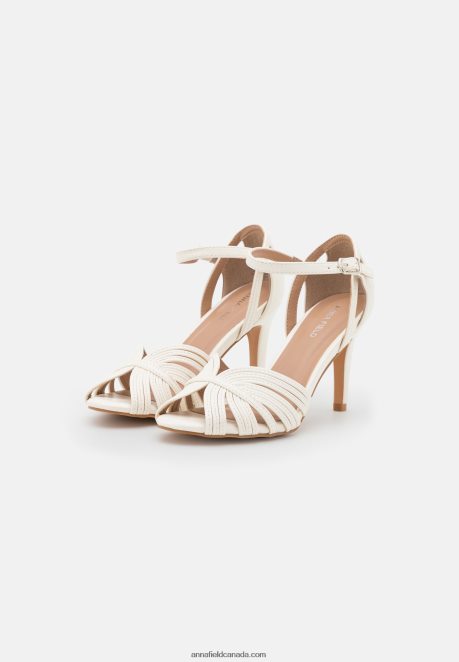 Anna Field Women High Heeled Sandals White H42J4Z1245