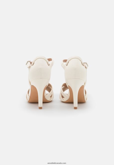 Anna Field Women High Heeled Sandals White H42J4Z1245