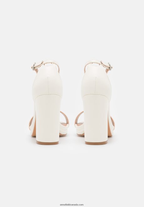 Anna Field Women High Heeled Sandals White H42J4Z1288