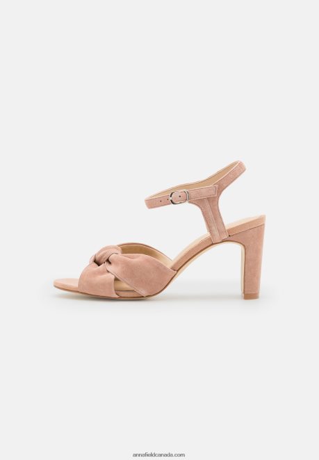 Anna Field Women Leather Sandals Light Pink H42J4Z1321